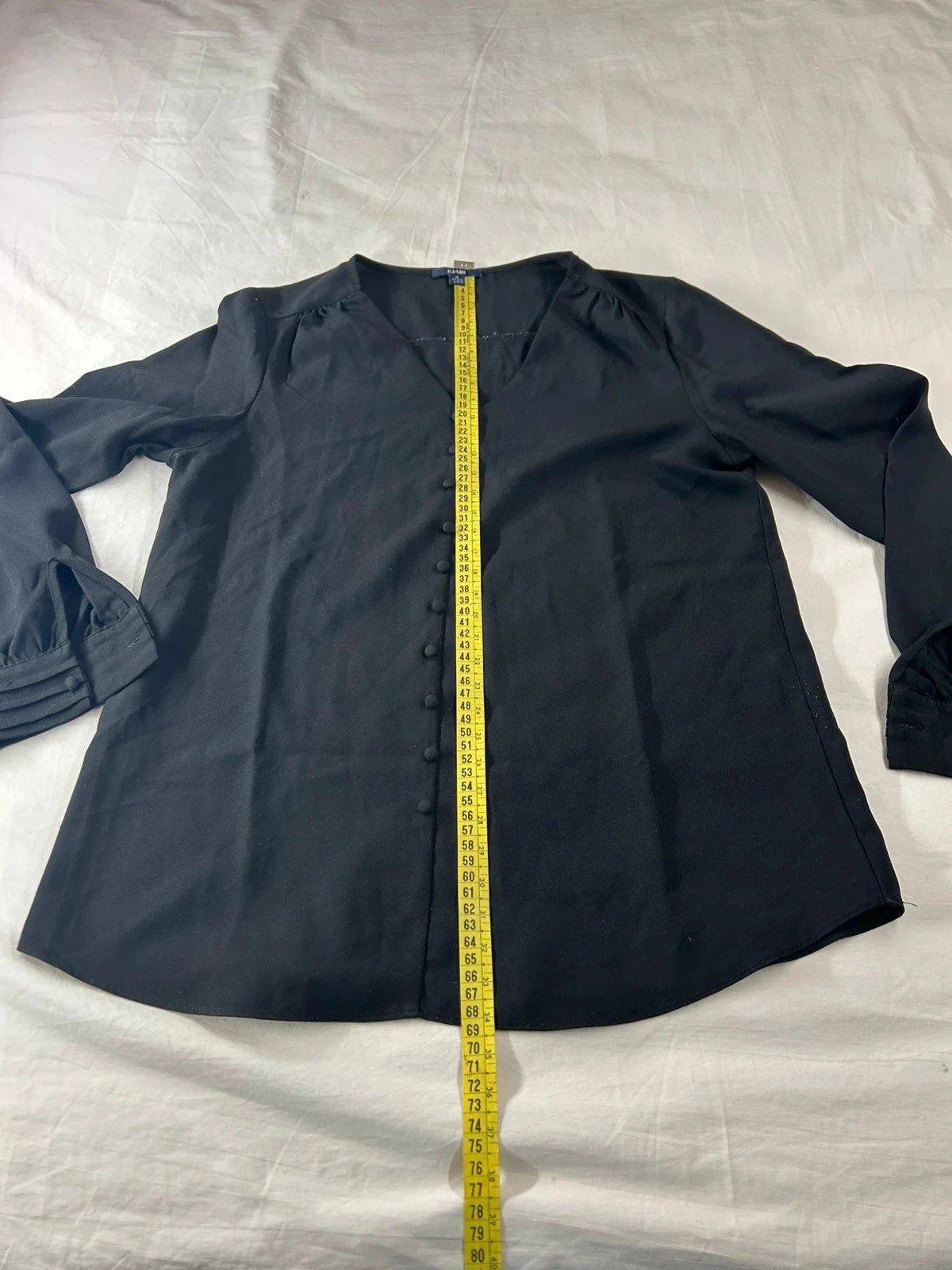 Zwarte lange mouw blouse Kiabi – photo 6